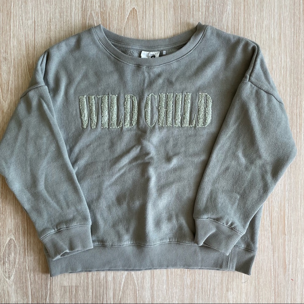 EUC Wild Child Sweatshirt Size 8